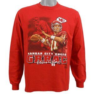 Vintage Kansas City Chiefs Elvis Grbac No. 11 Sweatshirt 1998